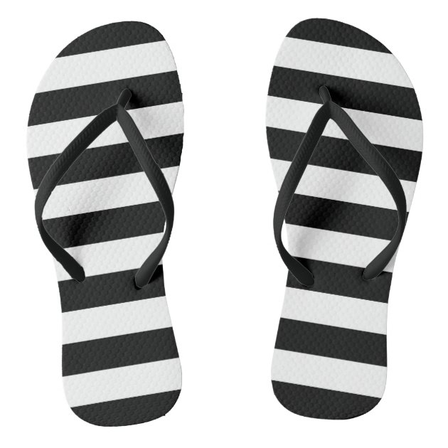 black beach flip flops