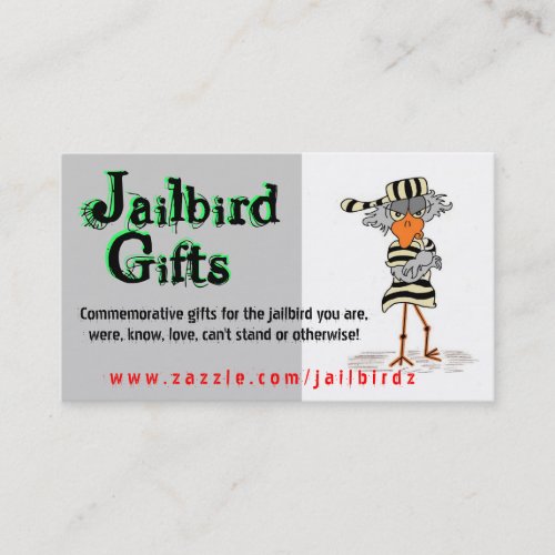 Jailbird business cards