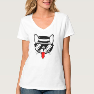 Jailbird Cat Humor T-Shirt