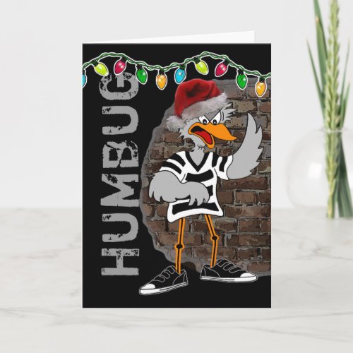 Jailbird Christmas Card