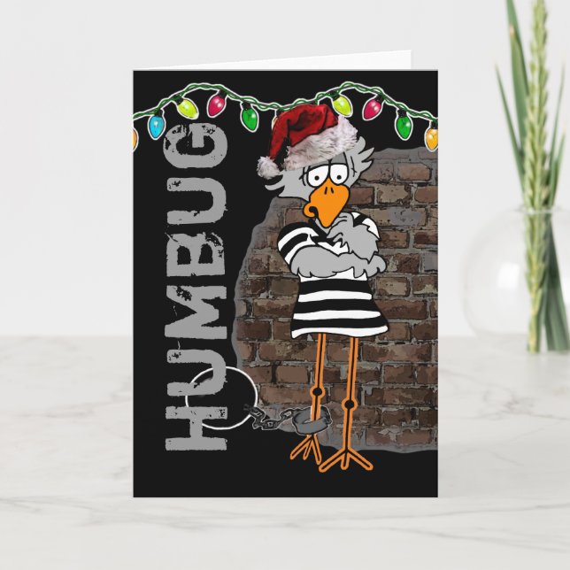 Jailbird Christmas Card (Front)