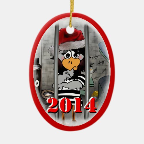 Jailbird Christmas Ornament 2014