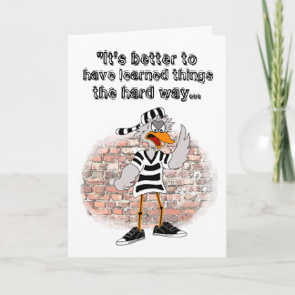 Jailbird Greeting Card