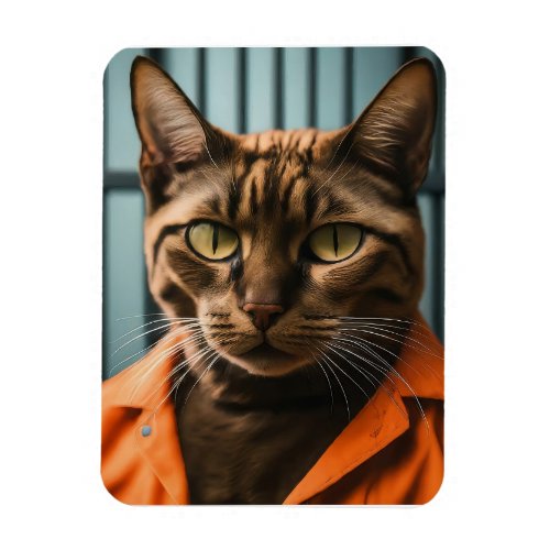 Jailhouse Meow Magnet