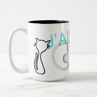 J'aime chat cat coffe cup tasse a cafe