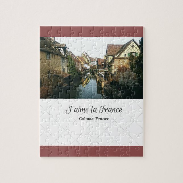 J'aime la France Puzzle - Colmar, France (Vertical)