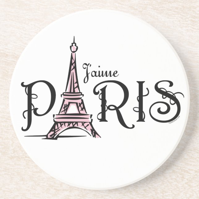 J'aime Paris Coaster (Front)