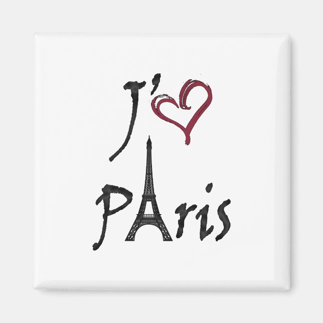 j'aime Paris Magnet (Front)