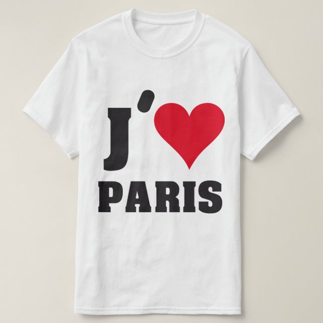 J'aime Paris T-Shirt (Design Front)
