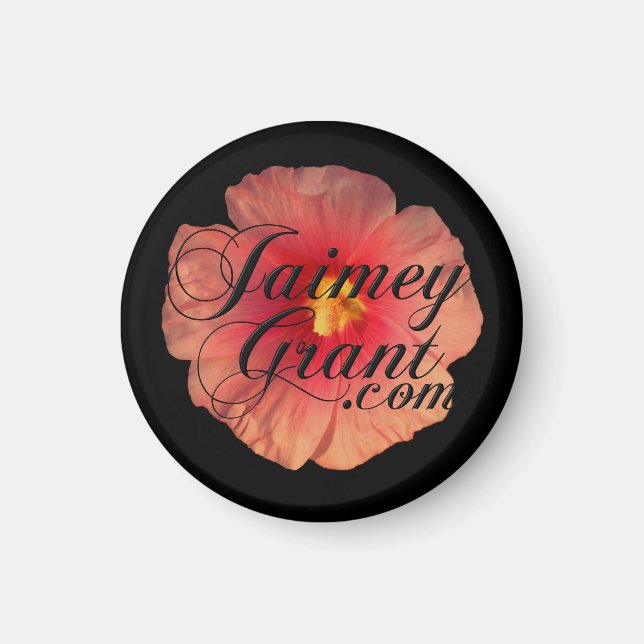 "JaimeyGrant.com" Logo Magnet (Front)