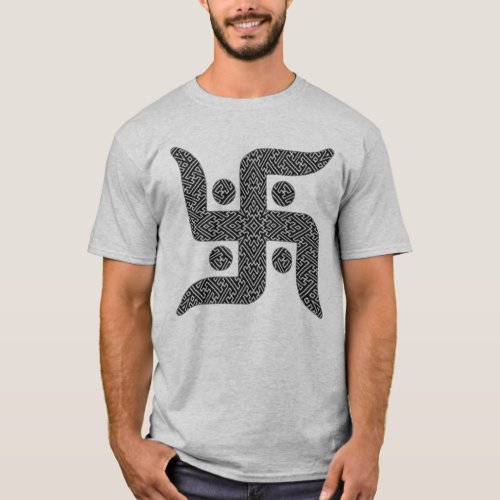 Jain Swastika Mens T_Shirt