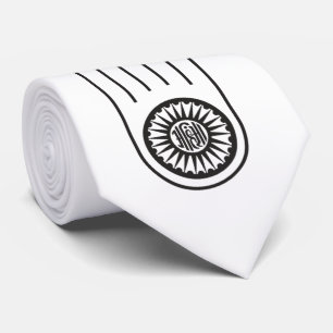 Jain Symbol of Ahimsa (Hand of Non-Violence) Neck Tie