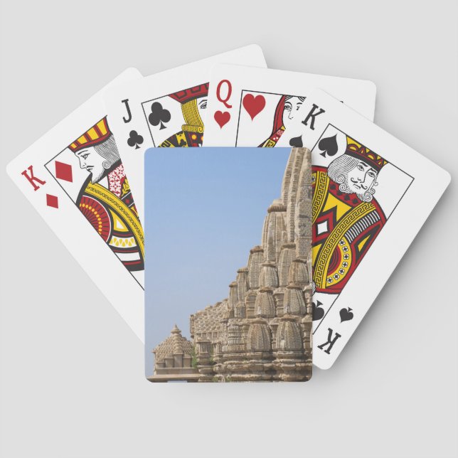 Jain temple in Chittorgarh Fort, India Poker Cards (Back)