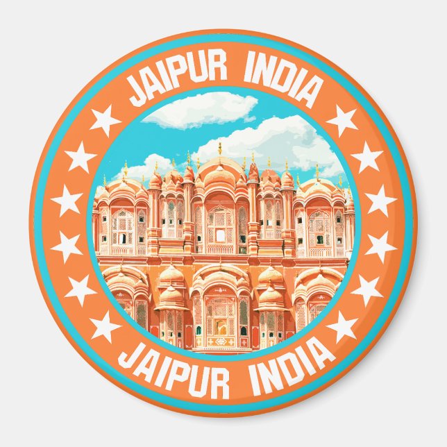 Jaipur India Magnet (Front)