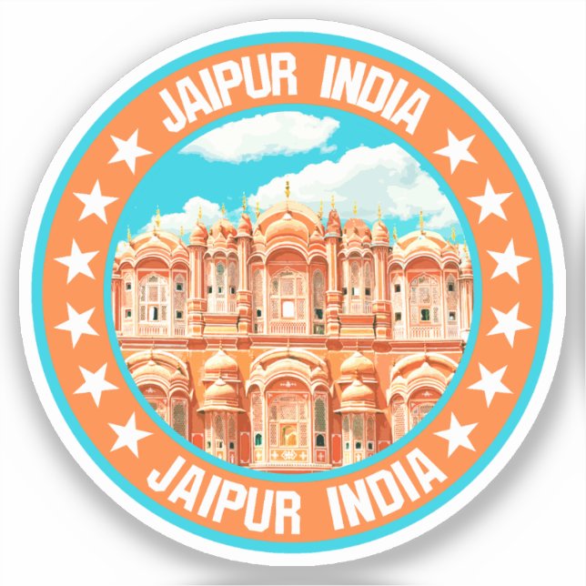 Jaipur India                                       Sticker (Front)