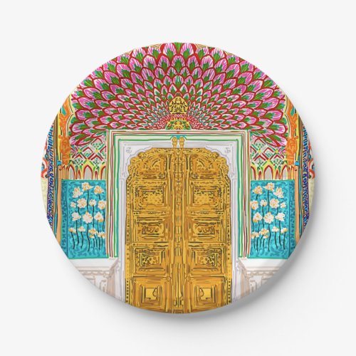 Jaipur Palace Front Entrance Door Paper Plates