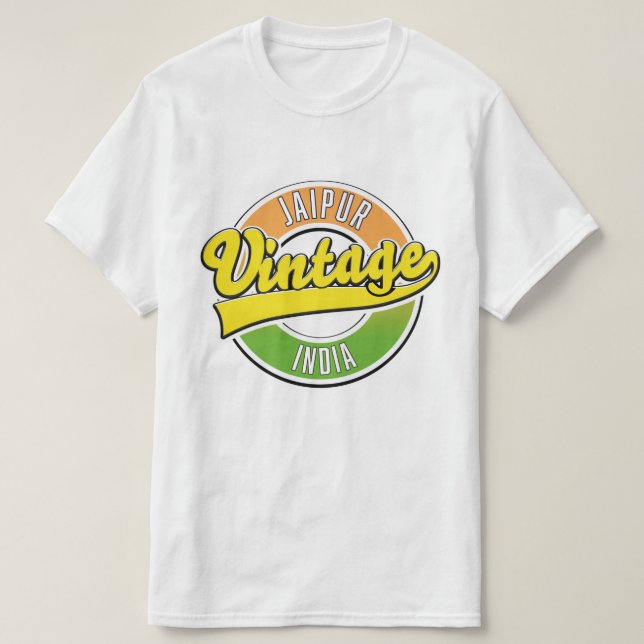 jaipur vintage style logo T-Shirt (Design Front)