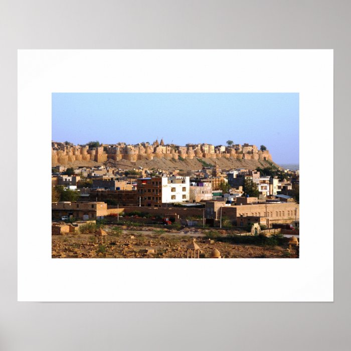 Jaisalmer India Cityscape   Poster