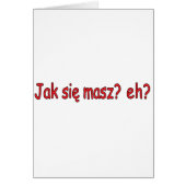 Jak Sie Masz, eh? (Front)