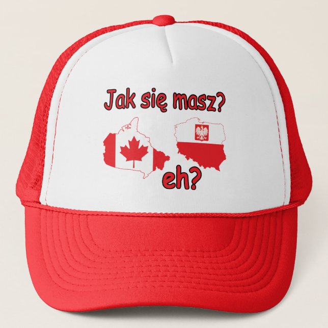 Jak Sie Masz? eh? Trucker Hat (Front)