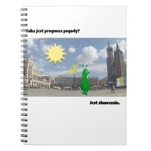 Jaka jest prognoza pogody Jest słonecznie Notebook