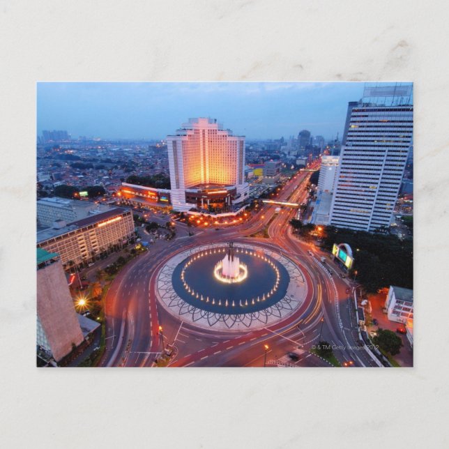 Jakarta Cityscape Postcard (Front)