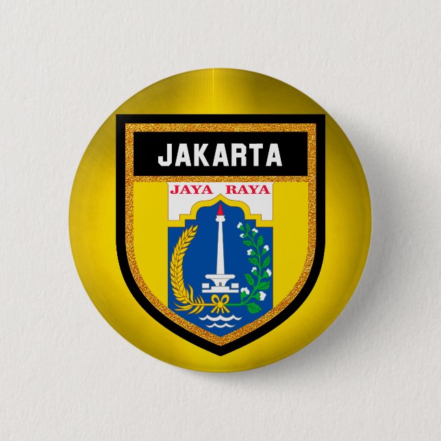 Jakarta Flag Button (Front)