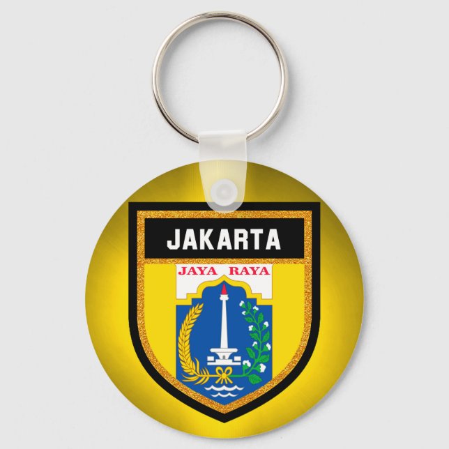 Jakarta Flag Keychain (Front)