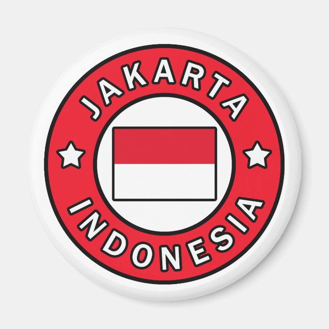 Jakarta Indonesia Magnet (Front)