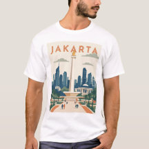 Jakarta Indonesia Travel Poster