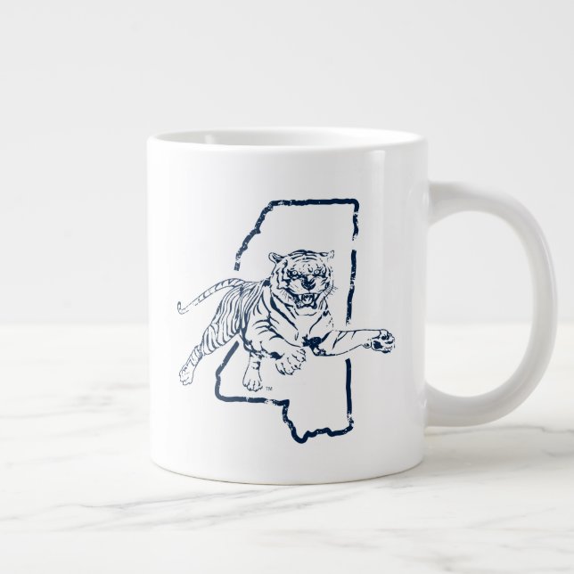 Jakcson State Tigers Giant Coffee Mug (Right)
