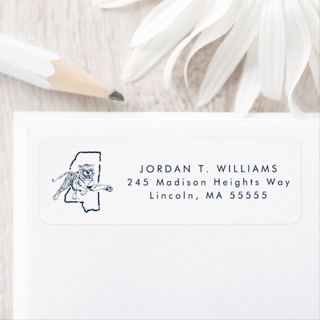 Jakcson State Tigers Label (Insitu)