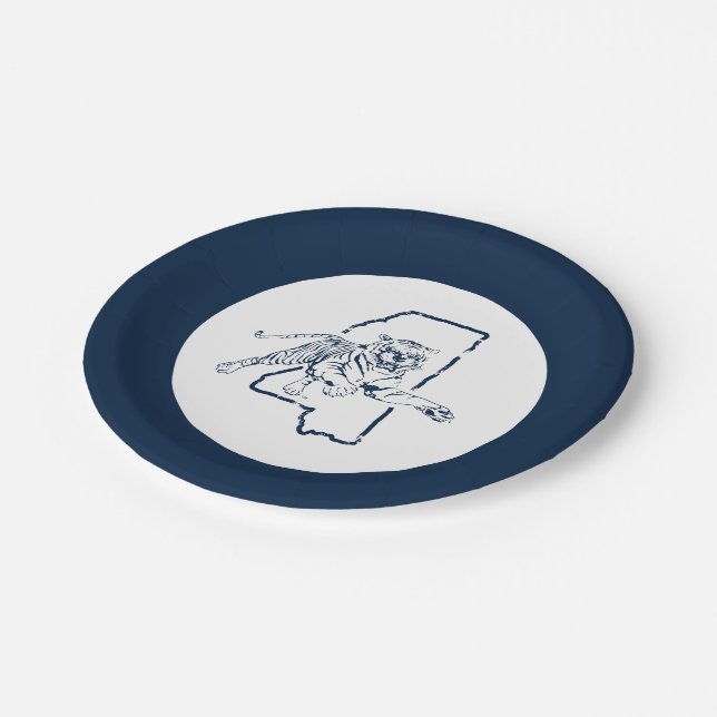 Jakcson State Tigers Paper Plates (Angled)