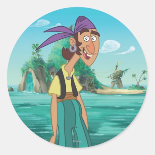 Jake and the Never Land Pirates  Bones Classic Round Sticker