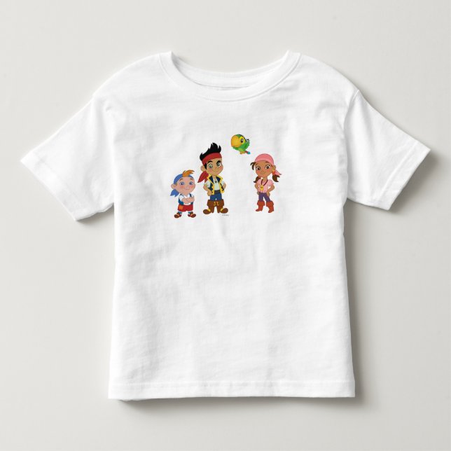Jake and the Never Land Pirates | Bucky Crew Toddler T-shirt (Front)