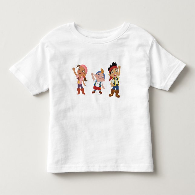 Jake and the Never Land Pirates | Bucky Crew Toddler T-shirt (Front)