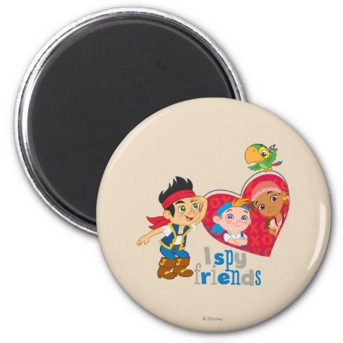 Jake and the Never Land Pirates  I Spy Friends Magnet