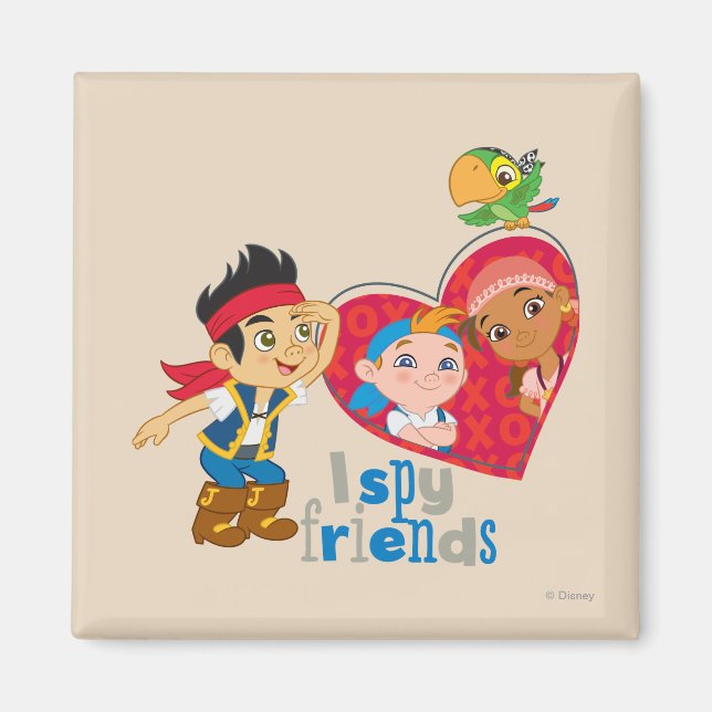 Jake and the Never Land Pirates | I Spy Friends Magnet (Front)