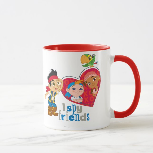 Jake and the Never Land Pirates | I Spy Friends Mug (Right)