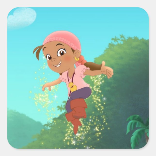 Jake and the Never Land Pirates | Izzy Square Sticker (Front)