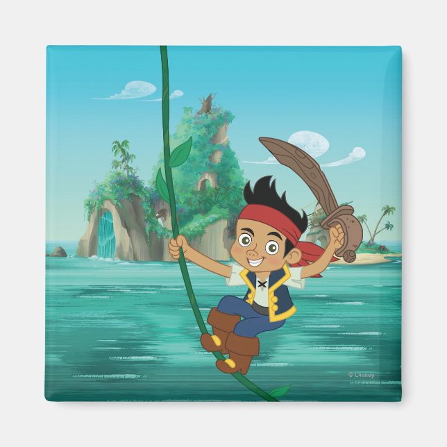 Jake and the Never Land Pirates | Jake Running Magnet (Front)