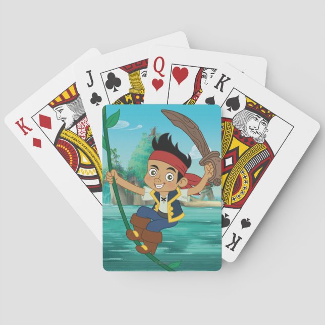 Jake and the Never Land Pirates | Jake Running Poker Cards (Back)