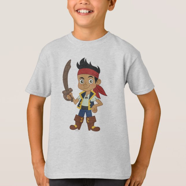 Jake and the Never Land Pirates | Jake with Sword T-Shirt (Front)