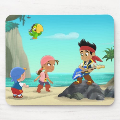 Jake and the Neverland Pirates  Guitar Scene Mouse Pad