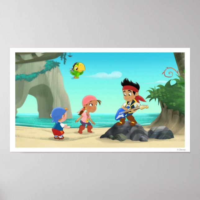 Jake and the Neverland Pirates | Guitar Scene Poster (Front)