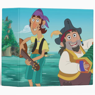 Jake and the Neverland Pirates   Sharky & Bones 3 Ring Binder