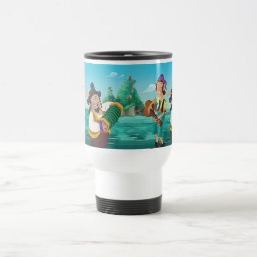 Jake and the Neverland Pirates  Sharky  Bones Travel Mug