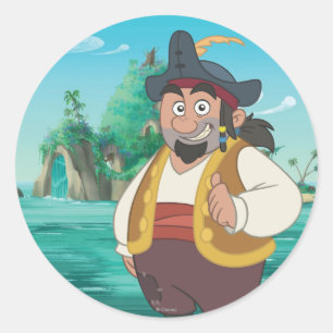 Jake and the Neverland Pirates   Sharky Classic Round Sticker