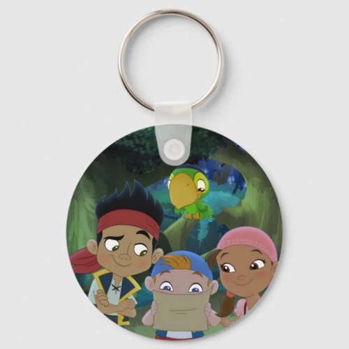 Jake and the Neverland Pirates  Treasure Map Keychain