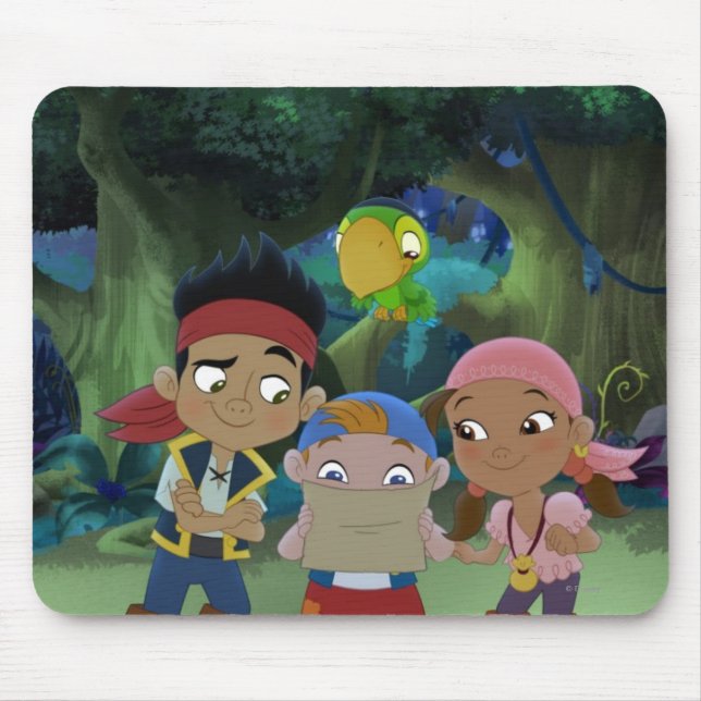Jake and the Neverland Pirates | Treasure Map Mouse Pad (Front)